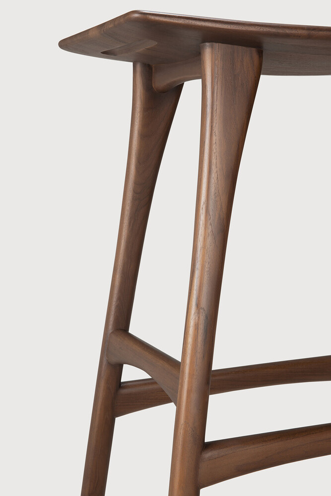 Teak Osso counter stool