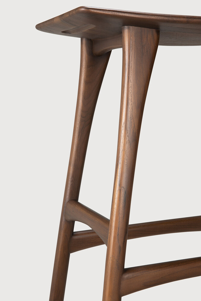 Teak Osso bar stool