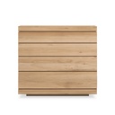 Oak Burger chest of drawers