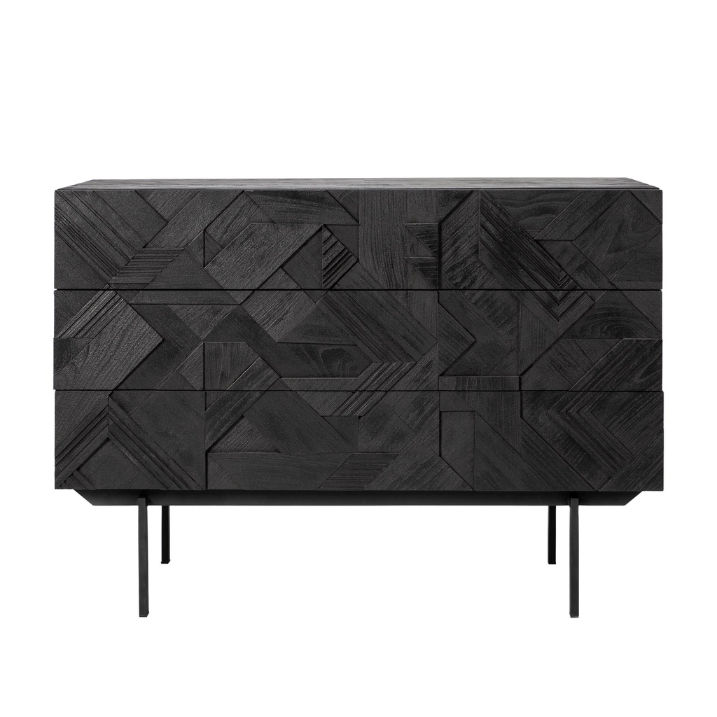 Graphic chest of drawers