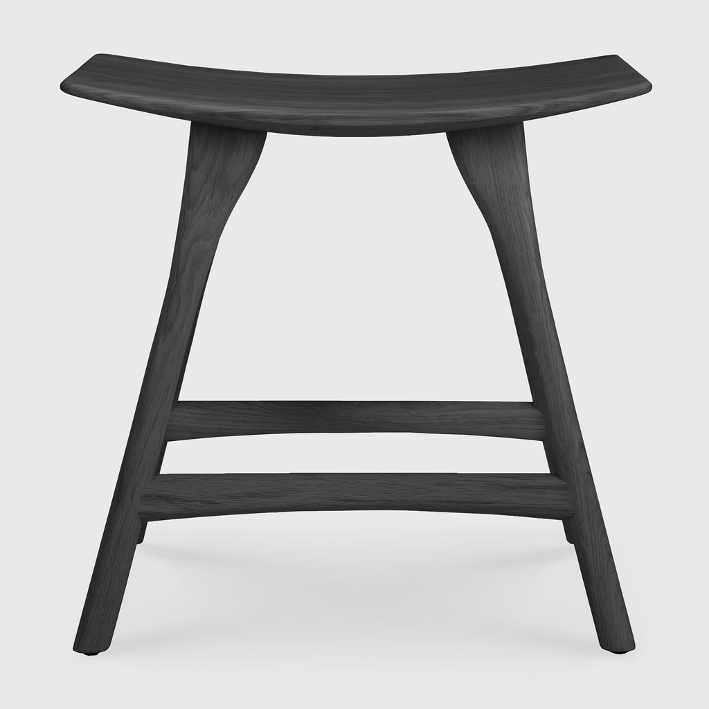 Oak black Osso counter stool - contract grade