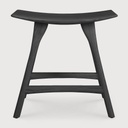 Oak black Osso counter stool - contract grade