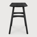 Oak black Osso counter stool - contract grade