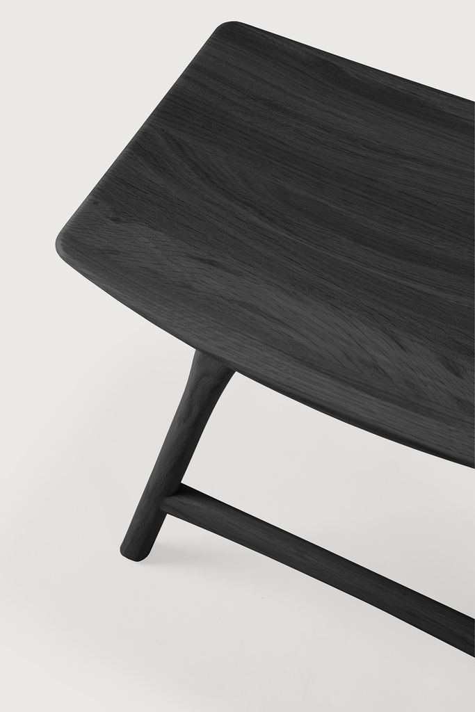 Oak black Osso counter stool - contract grade