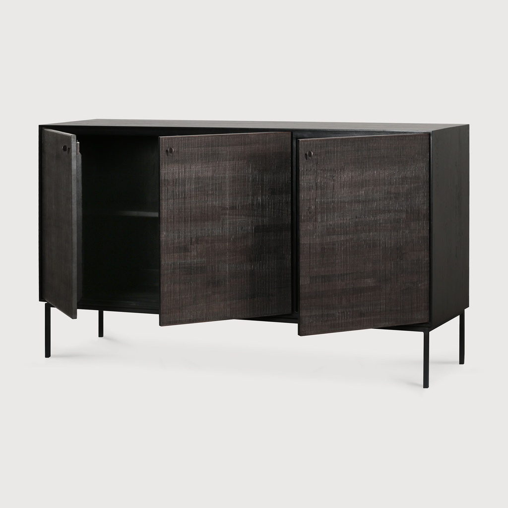 Grooves sideboard - 3 doors 