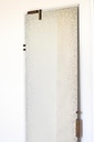 Frameless floor mirror - medium aged