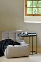 Oblong tray side table