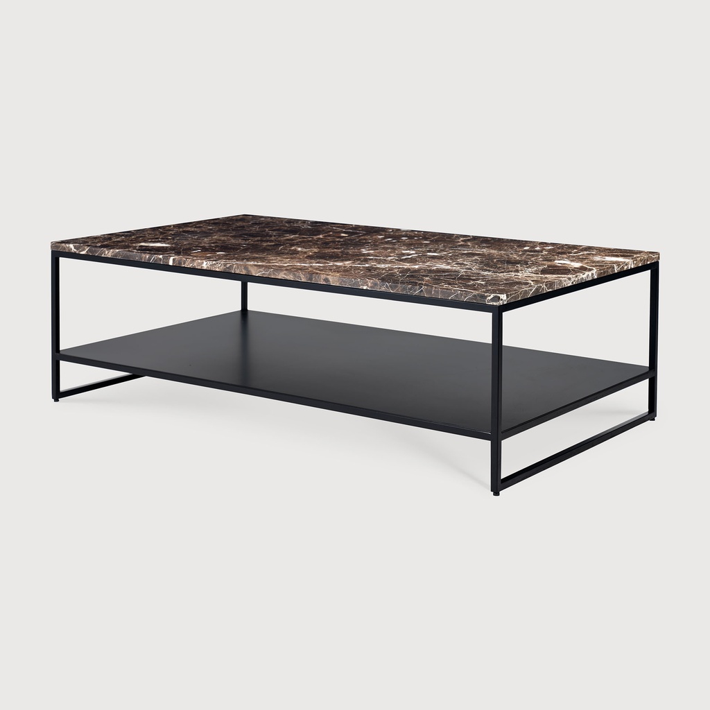 Stone coffee table - Black Emperador