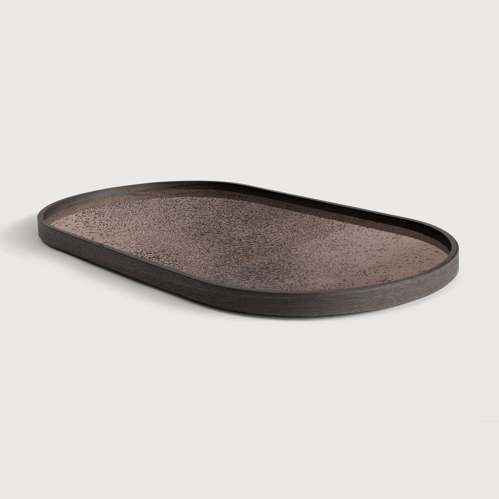 Bronze mirror tray - oblong