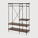 Oscar hanging rack - with garment rail