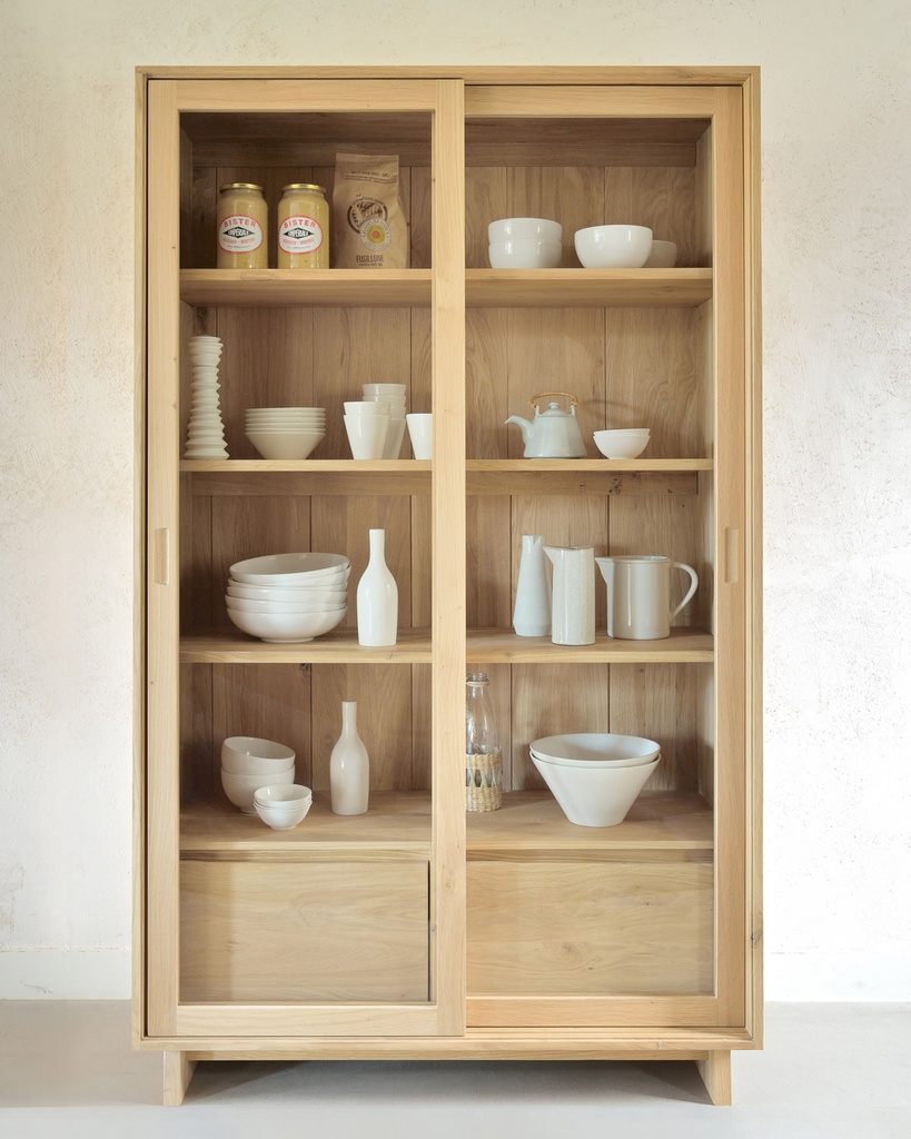 Wave storage cupboard - 2 sliding doors - 2 inside drawers 