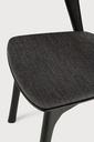 Oak Bok black dining chair