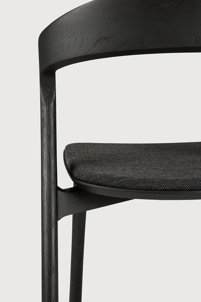 Oak Bok black dining chair