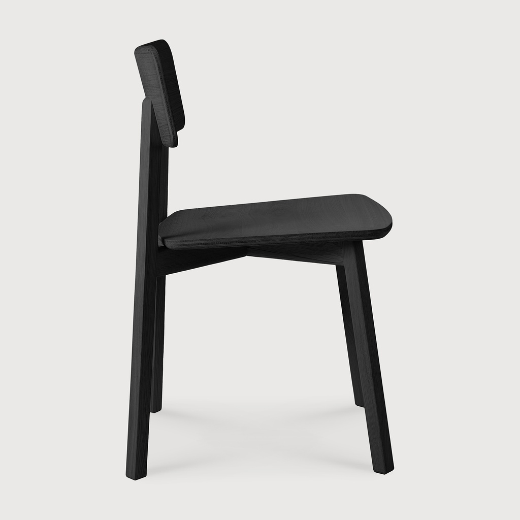 Oak Casale black dining chair