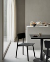 Oak Casale black dining chair