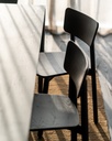 Oak Casale black dining chair