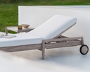 Teak Jack outdoor adjustable lounger