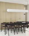 Oak Brown Bok extendable dining table