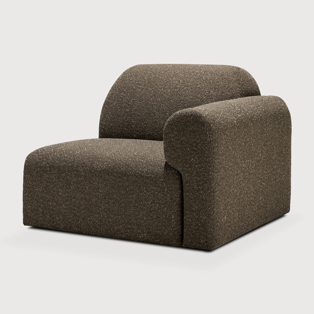 Bulky sofa - 90° round corner