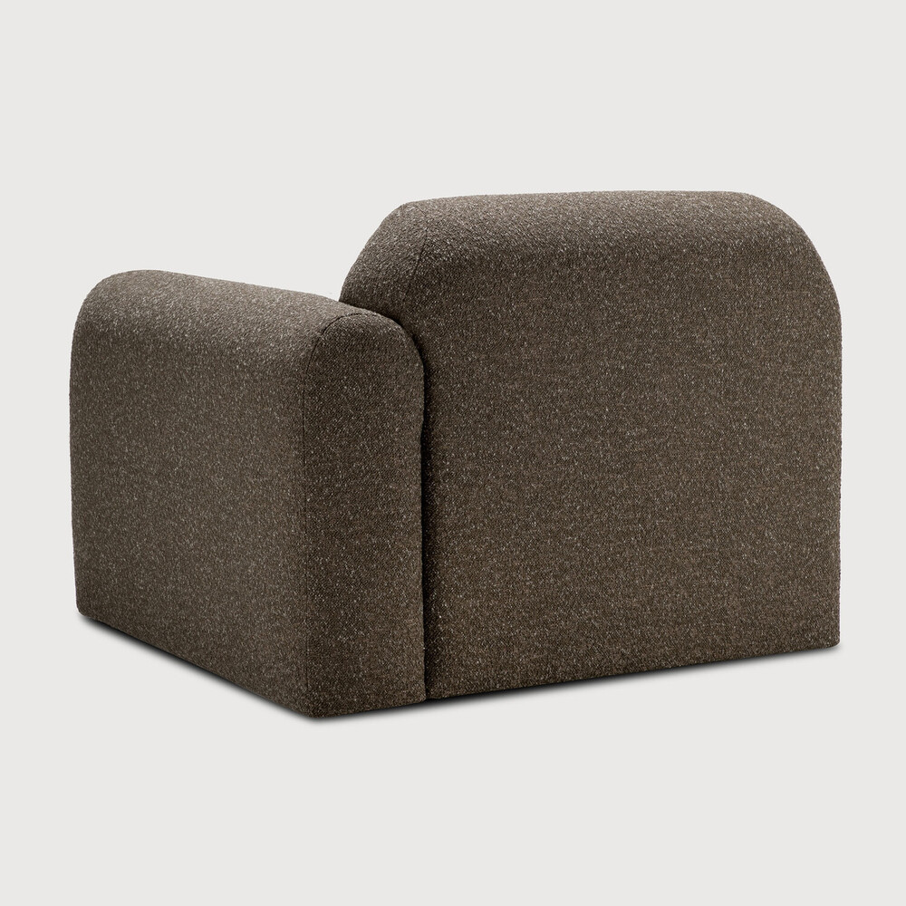 Bulky sofa - 90° round corner