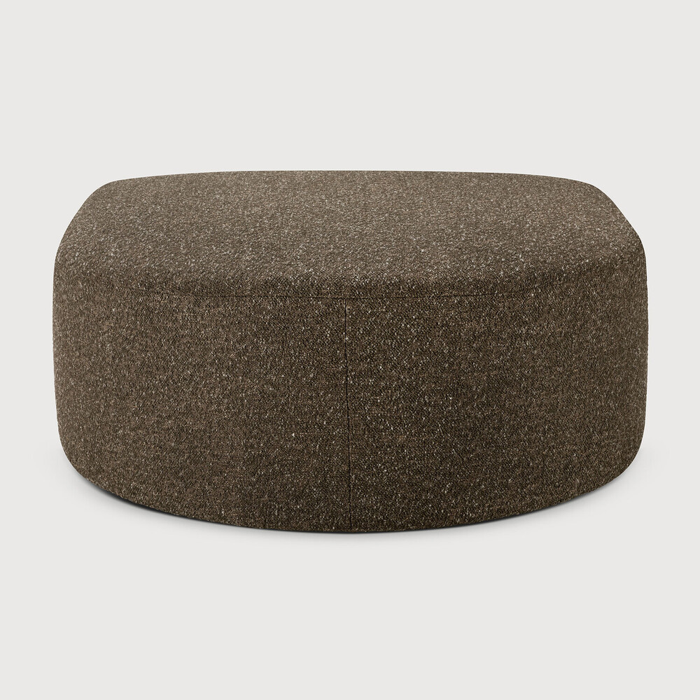 Bulky sofa - semi circle footstool