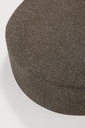Bulky sofa - semi circle footstool