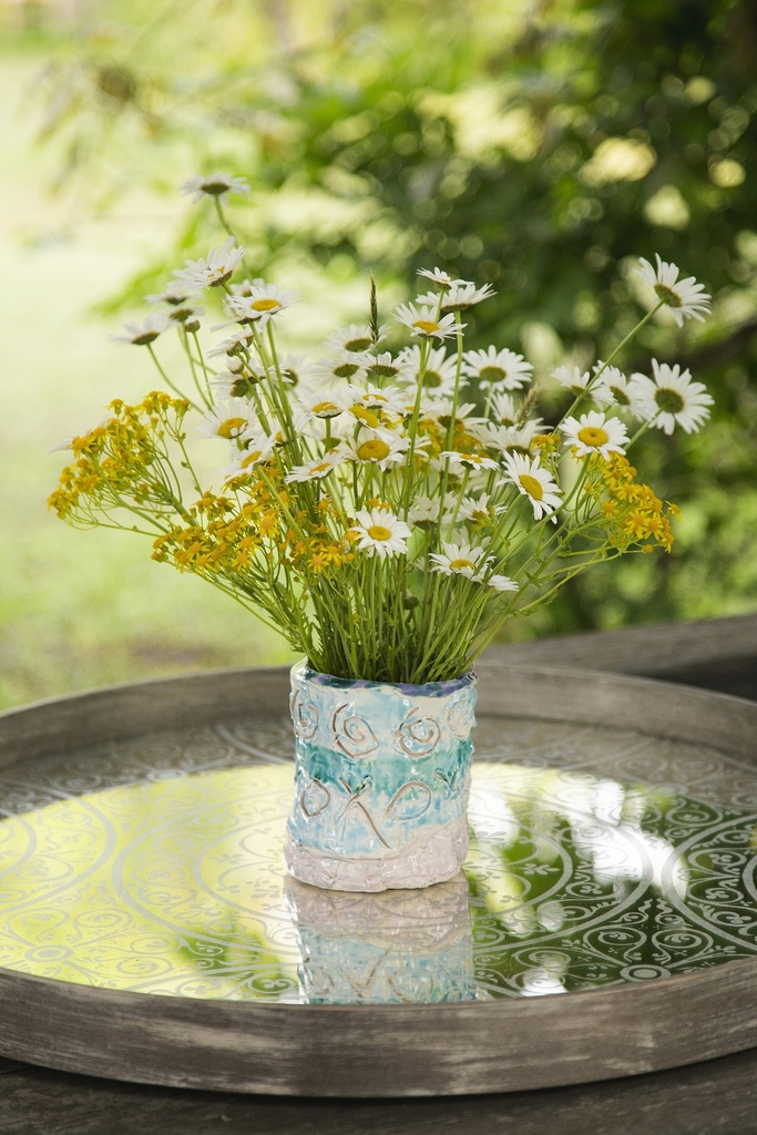 Moroccan Frost mirror tray