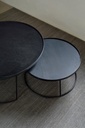 Round tray coffee table set