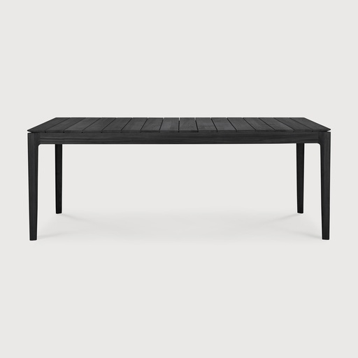 [10277] Table de jardin Bok - noir (200x100x76cm)