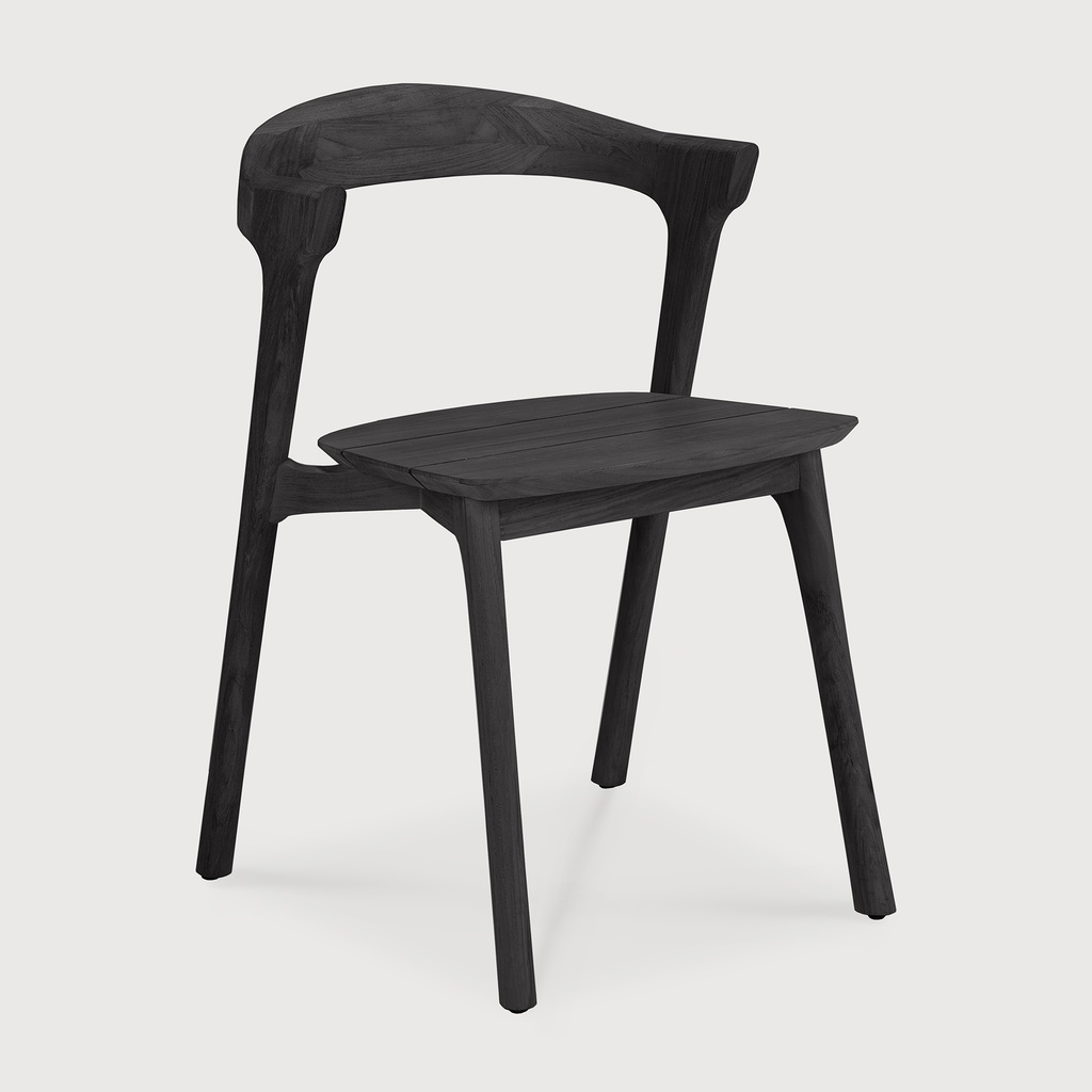 Bok outdoor dining chair - black