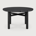 Quatro outdoor side table - black