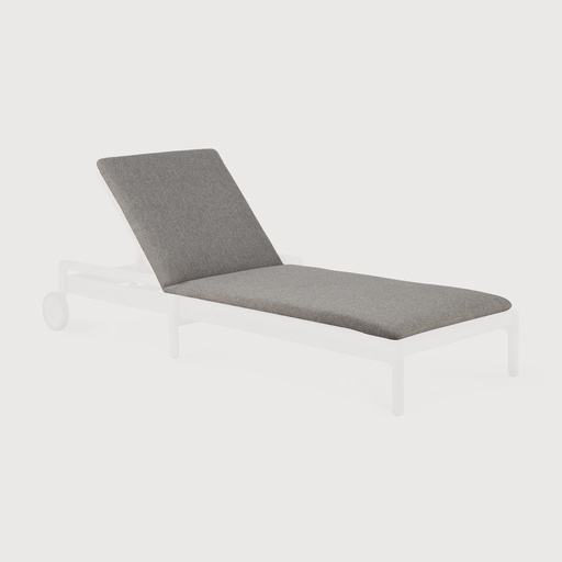 [21093*] Coussin fin pour chaise longue de jardin ajustable Jack (Moka)