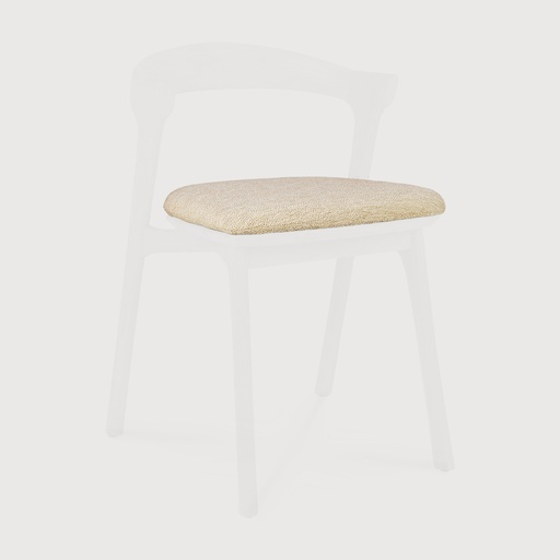 [21095] Seat cushion for Bok outdoor dining chair (Natural)