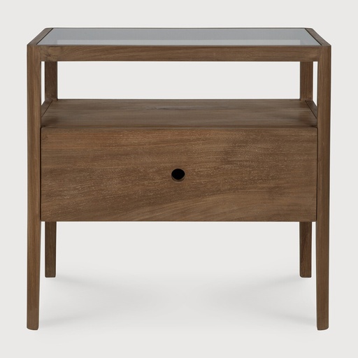 [14175] Spindle bedside table (Reclaimed teak)