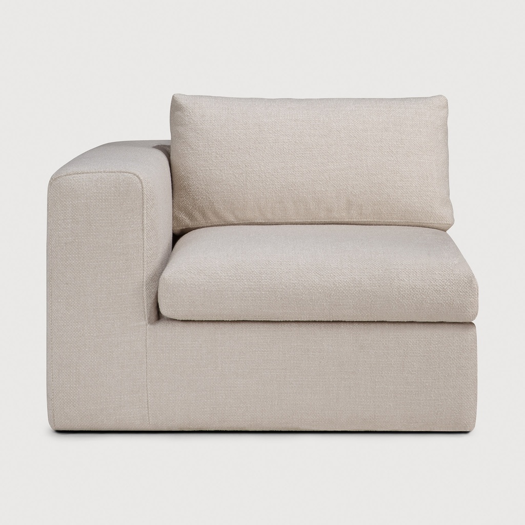 Canapé modulaire Mellow - Accoudoir bras gauche et droit - Ivory