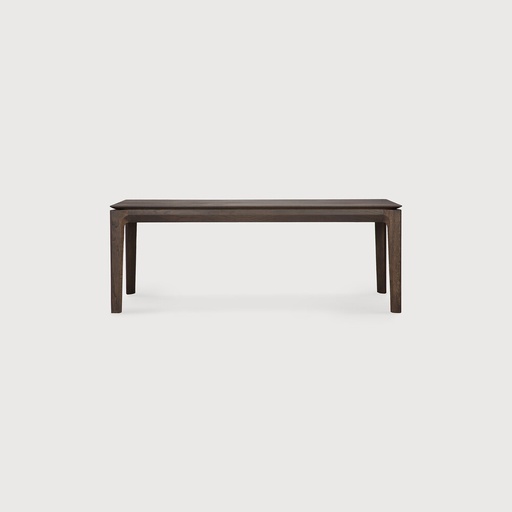 [51545*] Oak Bok brown bench (126x35x46cm)