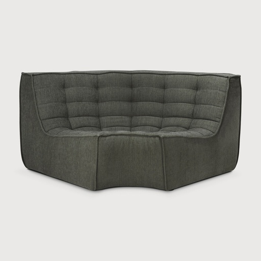 [20258] N701 modulaire sofa - ronde hoek (Moss Eco fabric)