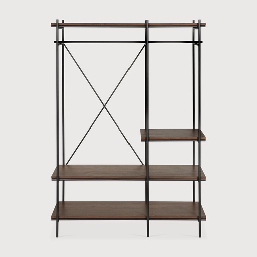 [10101] Oscar open dresser - with garment rail