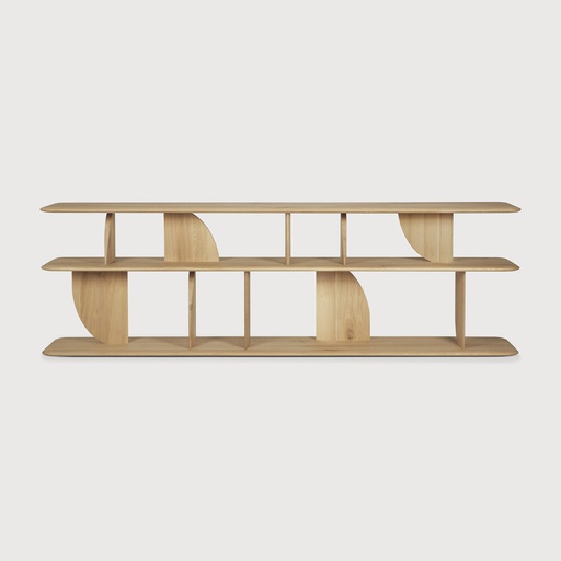 [55017] Console de canapé Geometric (Chêne, Huilé)
