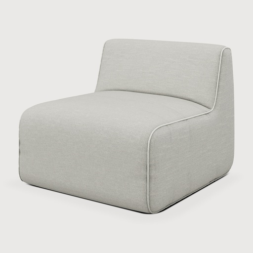 [LL001] Canapé modulable Sienna - 1 personne (Ecru)