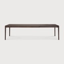 Eikenhout bruine Bok uitschuifbare eettafel 