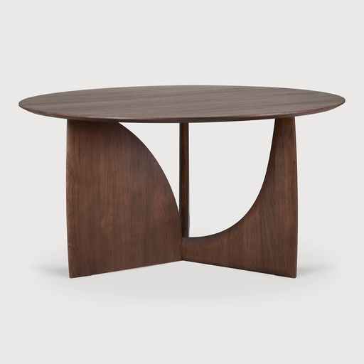 [10513] Geometric round dining table
