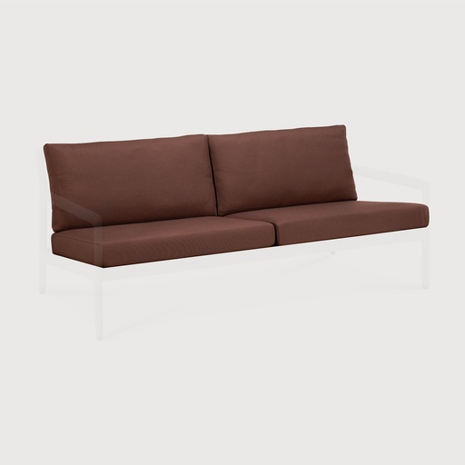 [21282] Jack outdoor cushion set - 2 seater (Burgundy)