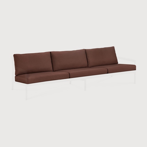 [21284] Ensemble de coussins pour canapé de jardin Jack (Burgundy)