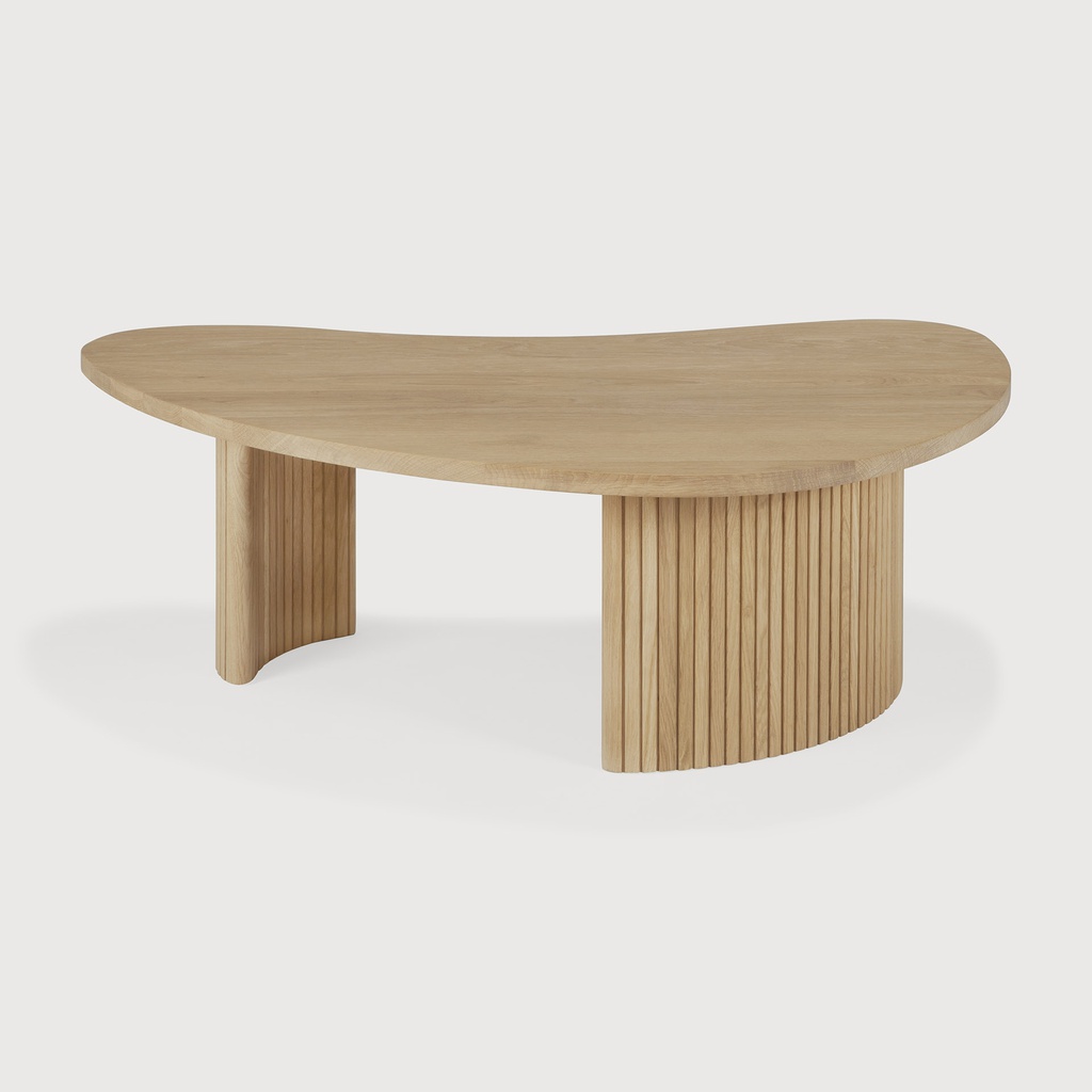 Table basse Boomerang en chêne