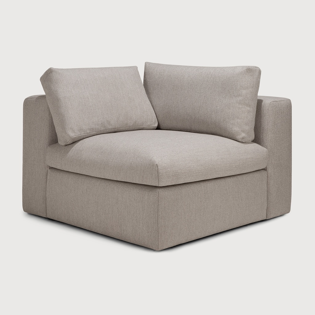 Mellow modulaire sofa - Hoekelement - Clay