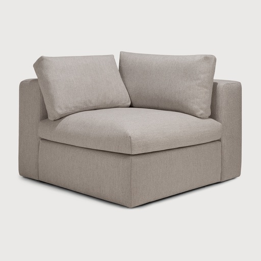[20277] Mellow sofa - corner - Clay