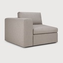 Mellow modulaire sofa - Zitbank rechtse armleuning - Clay