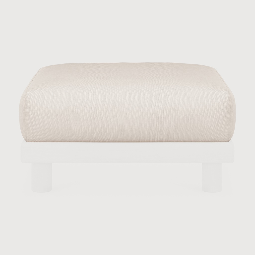 Monocle outdoor footstool cushion