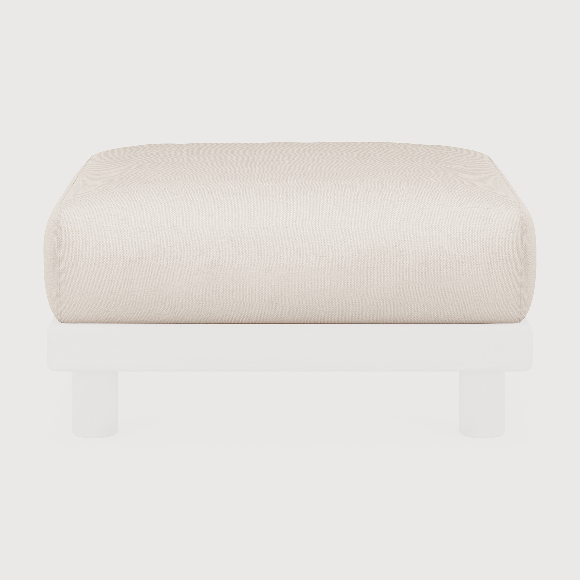 [21228] Monocle outdoor footstool cushion